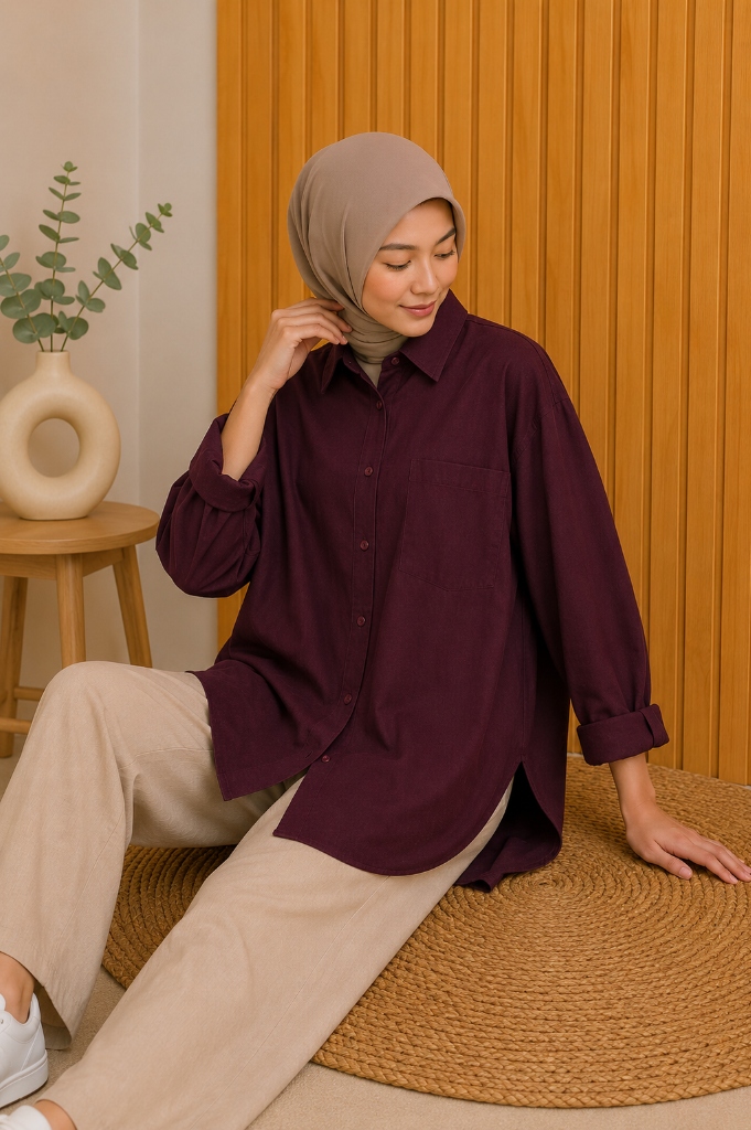 Model ANVA Collection - Seated Casual Look